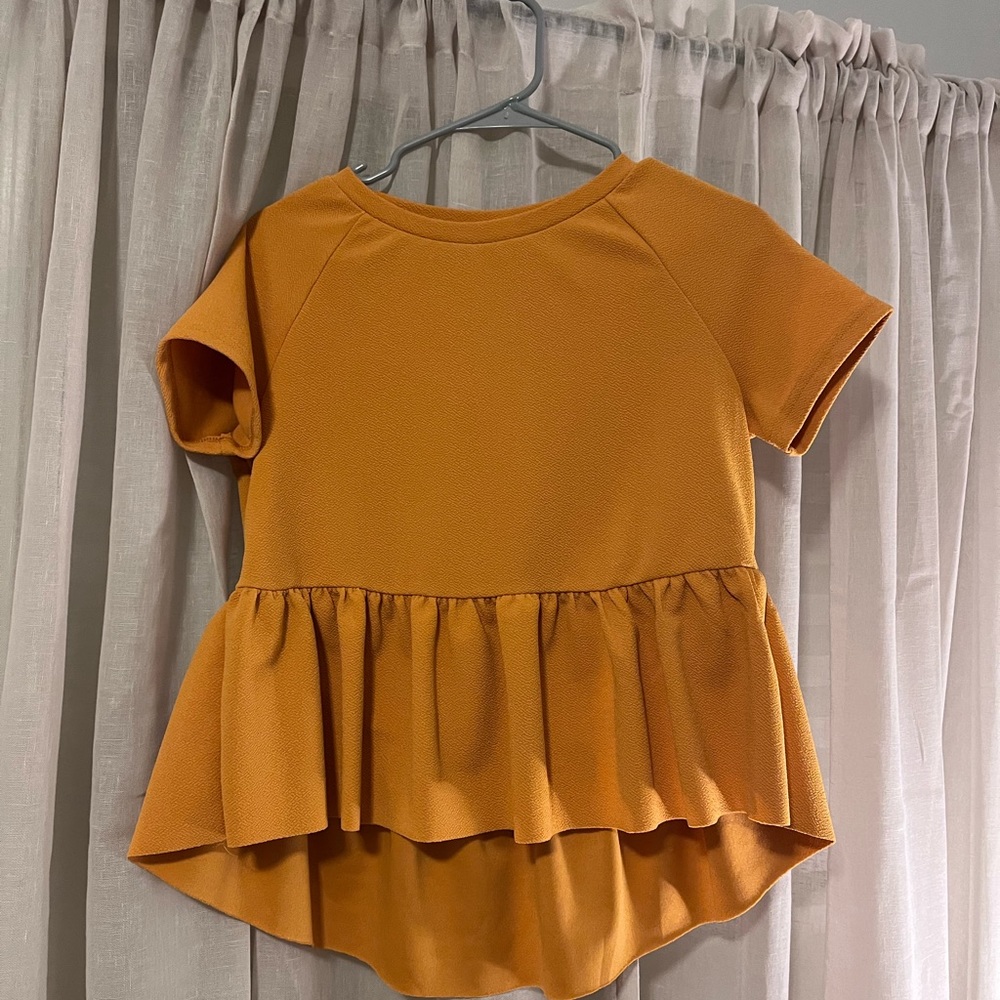 Yellow blouse